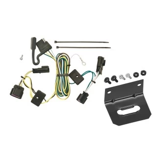 Plug and Play T-One Wiring Harness Connector 4-Flat Mounting Bracket Installation Instructions 118398 118144 Tekonsha Trailer Wiring and Bracket 05-10 Chevy Cobalt 4 Door Inc. SS Sport 05-06 Pontiac Pursuit Plug Play 4-Flat Harness 05 06 07 08 09 10 2005 Trailer Wiring and Bracket For 05-10 Chevy Cobalt 4 Door Inc. SS Sport 05-06 Pontiac Pursuit Plug & Play 4-Flat Harness