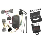 Plug and Play T-One Wiring Harness Connector 4-Flat Mounting Bracket 4-Flat Car End Tester w/ LED Display 118400 118144 20114 Tekonsha Trailer Wiring and Bracket Light Tester 06-08 Honda Ridgeline Plug Play 4-Flat Harness 06 07 08 2006 2007 2008 Trailer Wiring and Bracket w/ Light Tester For 06-08 Honda Ridgeline Plug & Play 4-Flat Harness
