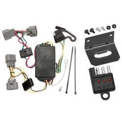 Trailer Wiring and Bracket w/ Light Tester For 06-14 Honda Ridgeline Plug & Play 4-Flat Harness