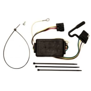 Trailer Wiring and Bracket For 05-10 KIA Sportage 6 Cyl Plug & Play 4-Flat Harness
