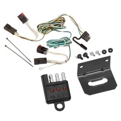 Trailer Wiring and Bracket w/ Light Tester For 08-14 Dodge Challenger 06-10 Charger 05-07 Chrysler 300 Plug & Play 4-Flat Harness