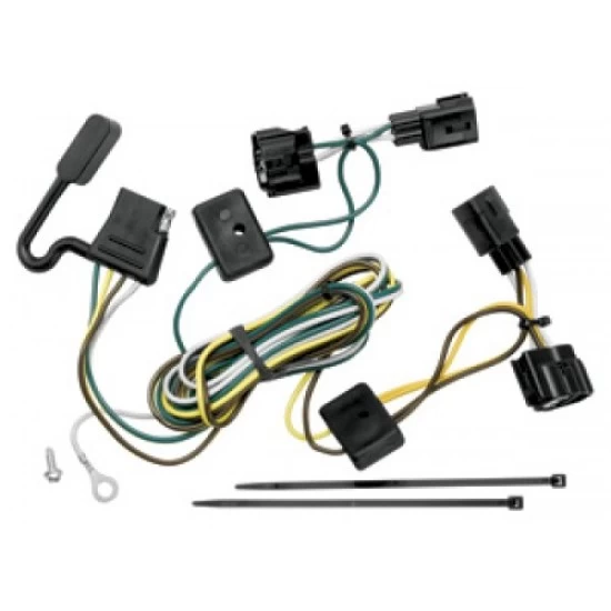 Trailer Hitch 7 Way RV Wiring Kit For 98-06 Jeep Wrangler TJ Plug Prong Pin Brake Control Ready