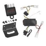 Trailer Wiring and Bracket w/ Light Tester For 07-10 Hyundai Elantra Sedan 06-10 Sonata Plug & Play 4-Flat Harness