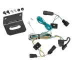 Trailer Wiring and Bracket For 07-10 Saturn Outlook Plug & Play 4-Flat Harness