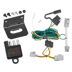 Trailer Wiring and Bracket w/ Light Tester For 08-09 Ford Taurus Mercury Sable Plug & Play 4-Flat Harness