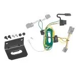Plug and Play T-One Wiring Harness Connector 4-Flat Mounting Bracket Installation Instructions 118448 118144 Tekonsha Trailer Wiring and Bracket 08-09 Taurus X Plug Play 4-Flat Harness 08 09 2008 2009 Trailer Wiring and Bracket For 08-09 Ford Taurus X Plug & Play 4-Flat Harness