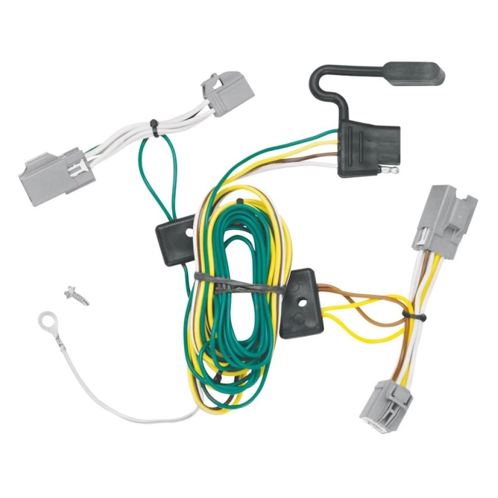 Plug and Play T-One Wiring Harness Connector 4-Flat Mounting Bracket Installation Instructions 118448 118144 Tekonsha Trailer Wiring and Bracket 08-09 Taurus X Plug Play 4-Flat Harness 08 09 2008 2009 Trailer Wiring and Bracket For 08-09 Ford Taurus X Plug & Play 4-Flat Harness