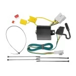 Trailer Tow Hitch For 08-13 Toyota Highlander Donut Spare Tire Only Complete Package w/ Wiring and 2" Ball