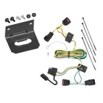 Trailer Wiring and Bracket For 08-12 Chevy Malibu Except LTZ Buick Enclave 09-12 Traverse Plug & Play 4-Flat Harness