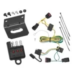 Trailer Wiring and Bracket w/ Light Tester For 08-12 Chevy Malibu Except LTZ Buick Enclave 09-12 Traverse Plug & Play 4-Flat Harness