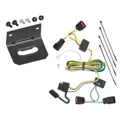 Trailer Wiring and Bracket For 08-12 Chevy Malibu Except LTZ Buick Enclave 09-12 Traverse Plug & Play 4-Flat Harness