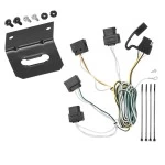 Plug and Play T-One Wiring Harness Connector 4-Flat Mounting Bracket Installation Instructions 118457 118144 Tekonsha Trailer Wiring and Bracket 08-11 Focus Plug Play 4-Flat Harness 08 09 10 11 2008 2009 2010 2011 Trailer Wiring and Bracket For 08-11 Ford Focus Plug & Play 4-Flat Harness