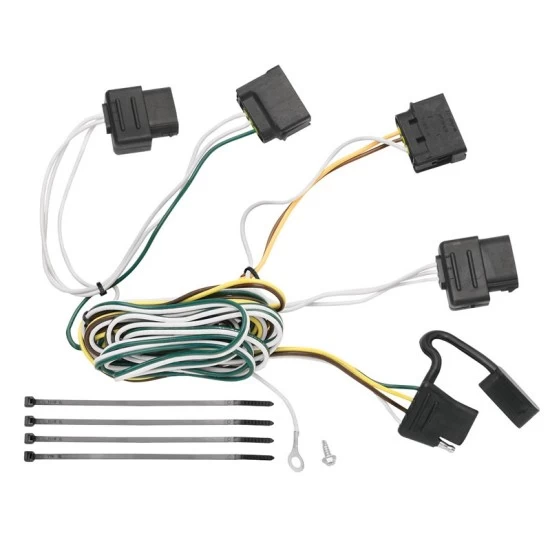 Plug and Play T-One Wiring Harness Connector 4-Flat Mounting Bracket Installation Instructions 118457 118144 Tekonsha Trailer Wiring and Bracket 08-11 Focus Plug Play 4-Flat Harness 08 09 10 11 2008 2009 2010 2011 Trailer Wiring and Bracket For 08-11 Ford Focus Plug & Play 4-Flat Harness