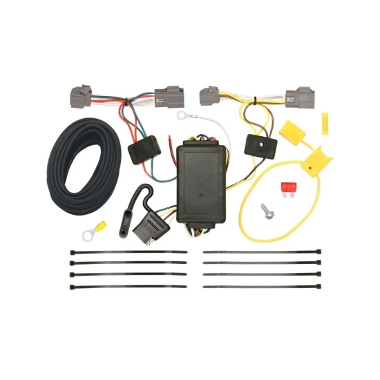 Trailer Tow Hitch For 11-19 Ford Fiesta Hatchback Complete Package w/ Wiring Draw Bar and 2" Ball