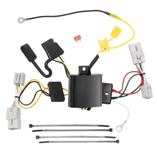 Plug and Play T-One Wiring Harness Connector 4-Flat Mounting Bracket Installation Instructions 118476 118144 Tekonsha Trailer Wiring and Bracket Kit 09-11 Hyundai Genesis 4 Dr. Sedan Plug Play 4-Flat Harness 09 10 11 2009 2010 2011 Trailer Wiring and Bracket Kit For 09-11 Hyundai Genesis 4 Dr. Sedan Plug & Play 4-Flat Harness