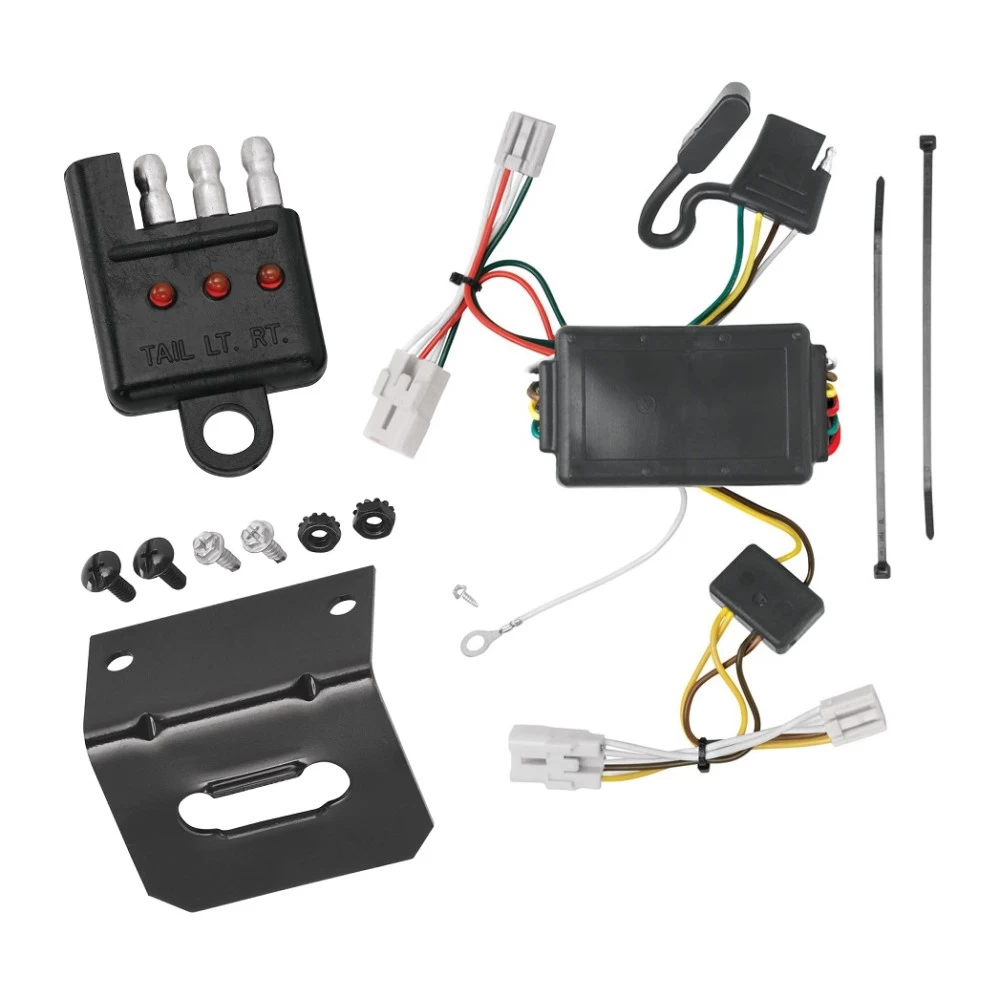 Plug and Play T-One Wiring Harness Connector 4-Flat Mounting Bracket 4-Flat Car End Tester w/ LED Display 118485 118144 20114 Tekonsha Trailer Wiring and Bracket Light Tester 04-06 Chevy Aveo 07-11 Aveo5 Hatchback 09-10 Pontiac G3 Hatchback Plug Play 4-F Trailer Wiring and Bracket w/ Light Tester For 04-06 Chevy Aveo 07-11 Aveo5 Hatchback 09-10 Pontiac G3 Hatchback Plug & Play 4-Flat Harness