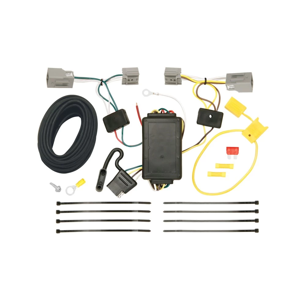 Trailer Hitch 7 Way RV Wiring Kit For 10-23 Ford Mustang Plug Prong Pin Brake Control Ready