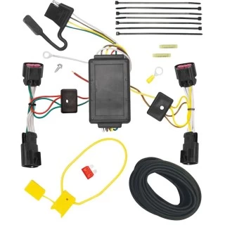 Trailer Wiring and Bracket For 10-17 Chevy Equinox GMC Terrain 4-Flat Harness Plug Play