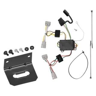 Plug and Play T-One Wiring Harness Connector 4-Flat Mounting Bracket Installation Instructions 118496 118144 Tekonsha Trailer Wiring and Bracket 09-15 Toyota Tacoma 93-98 T100 08-12 Hilux Plug Play 4-Flat Harness 93 94 95 96 97 98 05 06 07 08 09 10 11 12 Trailer Wiring and Bracket For 09-15 Toyota Tacoma 93-98 T100 08-12 Hilux Plug & Play 4-Flat Harness