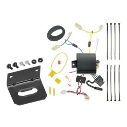 Trailer Wiring and Bracket For 11-14 Toyota Sienna 15-20 SE Only Plug & Play 4-Flat Harness