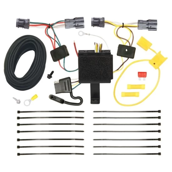 Trailer Wiring and Bracket For 11-13 KIA Sorento 4 Cyl Plug & Play 4-Flat Harness