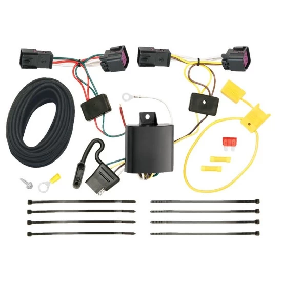 Trailer Wiring and Bracket For 11-15 Chevy Cruze 2016 Limited Plug & Play 4-Flat Harness