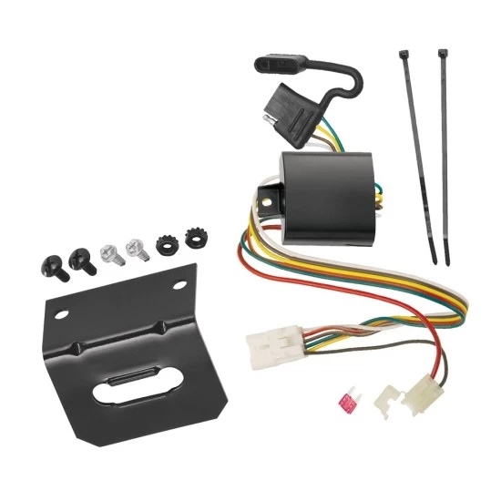 Plug and Play T-One Wiring Harness Connector 4-Flat Mounting Bracket 118516 118144 Tekonsha Trailer Wiring and Bracket 04-11 Mitsubishi Endeavor Plug Play 4-Flat Harness 04 05 06 07 08 09 10 11 2004 2005 2006 2007 2008 2009 2010 2011 Trailer Wiring and Bracket For 04-11 Mitsubishi Endeavor Plug & Play 4-Flat Harness