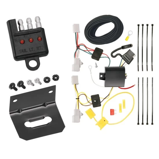 Plug and Play T-One Wiring Harness Connector 4-Flat Mounting Bracket 4-Flat Car End Tester w/ LED Display 118520 118144 20114 Tekonsha Trailer Wiring and Bracket Light Tester 06-17 Mazda 5 11-14 Mazda 2 07-15 Mazda CX-9 Plug Play 4-Flat Harness 06 07 08 0 Trailer Wiring and Bracket w/ Light Tester For 06-17 Mazda 5 11-14 Mazda 2 07-15 Mazda CX-9 Plug & Play 4-Flat Harness