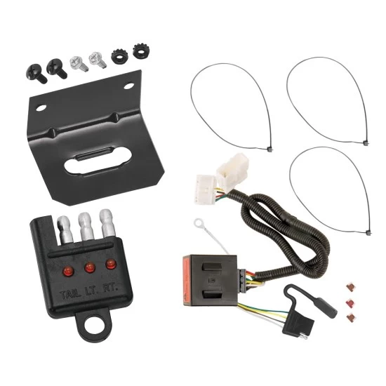 Trailer Wiring and Bracket w/ Light Tester For 11-17 Honda Odyssey Plug & Play 4-Flat Harness