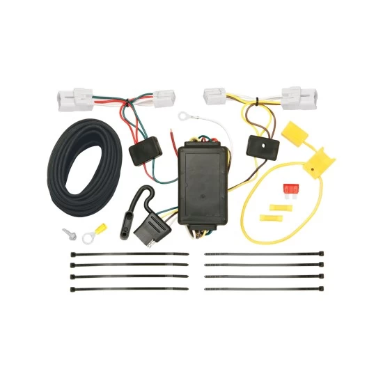 Trailer Hitch 7 Way RV Wiring Kit For 10-12 Hyundai Genesis Coupe Plug Prong Pin Brake Control Ready