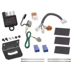 Trailer Wiring and Bracket w/ Light Tester For 05-26 Nissan Frontier 05-15 Xterra 09-12 Suzuki Equator Plug & Play 4-Flat Harness