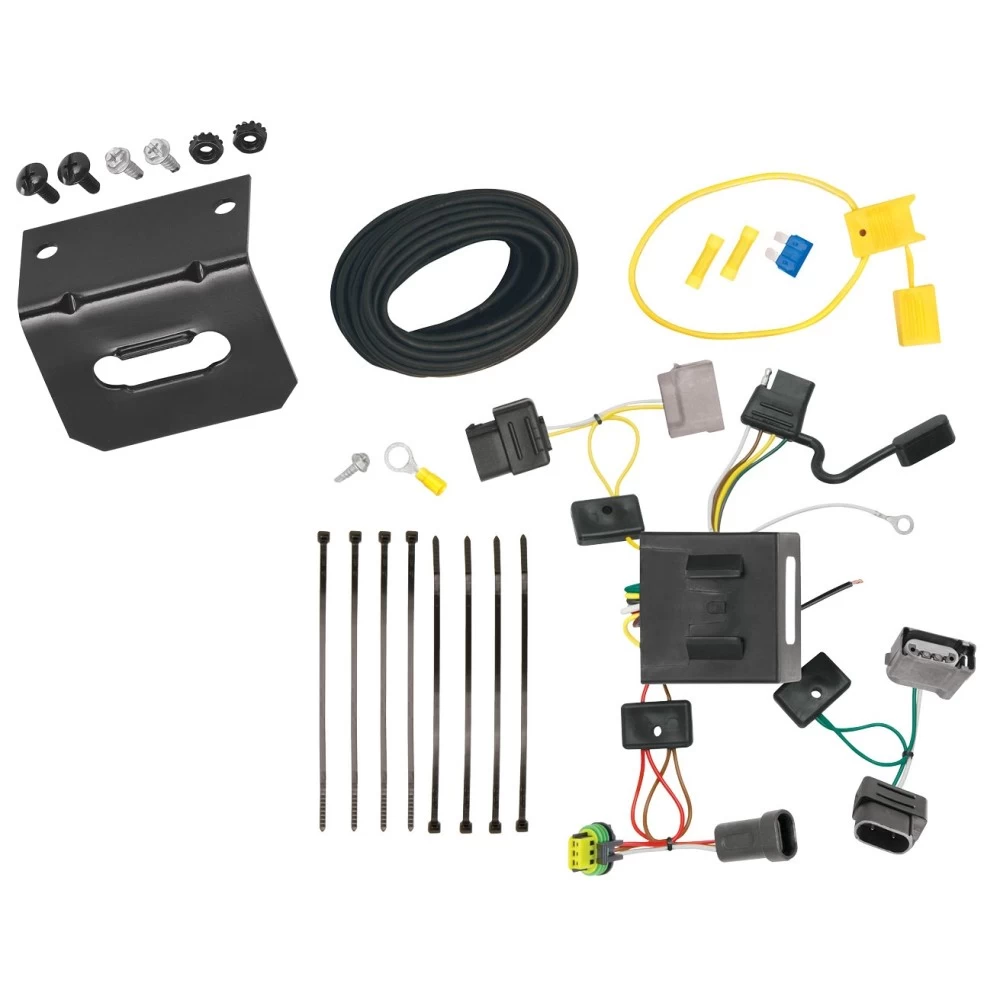 Plug and Play T-One Wiring Harness Connector 4-Flat Mounting Bracket Installation Instructions 118536 118144 Tekonsha Trailer Wiring and Bracket 11-20 Dodge Journey w/LED Taillights Plug Play 4-Flat Harness 11 12 13 14 15 16 17 18 19 20 2011 2012 2013 201 Trailer Wiring and Bracket For 11-20 Dodge Journey w/LED Taillights Plug & Play 4-Flat Harness