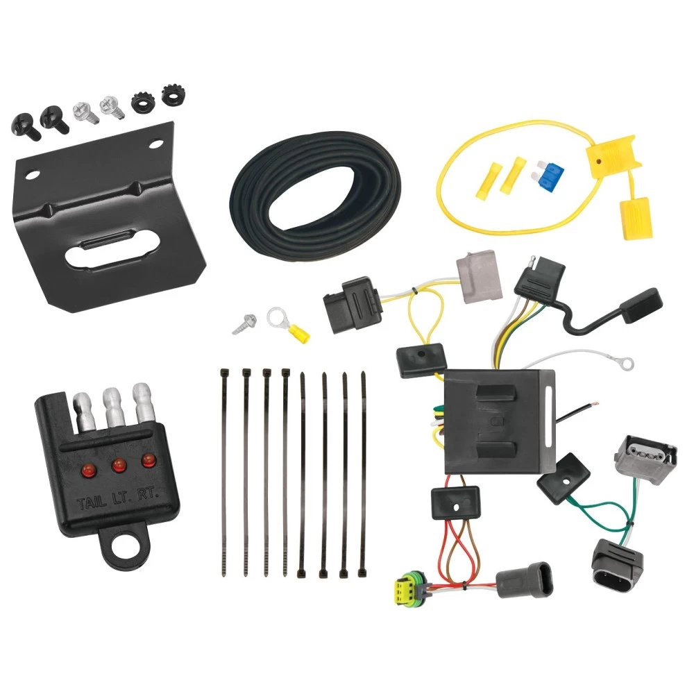 Plug and Play T-One Wiring Harness Connector 4-Flat Mounting Bracket 4-Flat Car End Tester w/ LED Display 118536 118144 20114 Tekonsha Trailer Wiring and Bracket Light Tester 11-20 Dodge Journey w/LED Taillights Plug Play 4-Flat Harness 11 12 13 14 15 16 Trailer Wiring and Bracket w/ Light Tester For 11-20 Dodge Journey w/LED Taillights Plug & Play 4-Flat Harness
