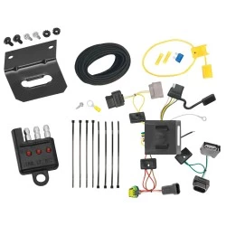 Trailer Wiring and Bracket w/ Light Tester For 11-20 Dodge Journey w/ LED Taillights Plug & Play 4-Flat Harness