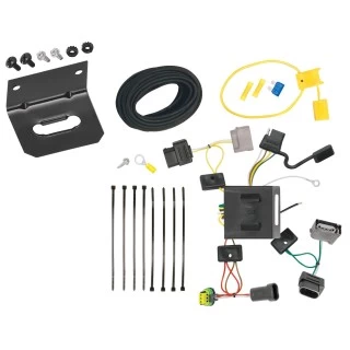Trailer Wiring and Bracket For 11-20 Dodge Journey w/LED Taillights Plug & Play 4-Flat Harness