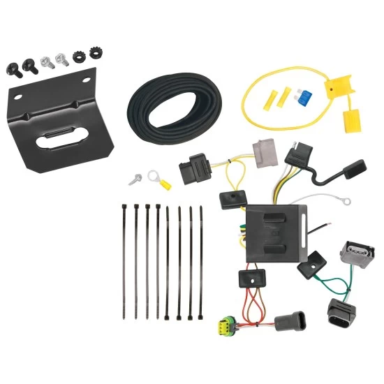 Plug and Play T-One Wiring Harness Connector 4-Flat Mounting Bracket Installation Instructions 118536 118144 Tekonsha Trailer Wiring and Bracket 11-20 Dodge Journey w/LED Taillights Plug Play 4-Flat Harness 11 12 13 14 15 16 17 18 19 20 2011 2012 2013 201 Trailer Wiring and Bracket For 11-20 Dodge Journey w/LED Taillights Plug & Play 4-Flat Harness