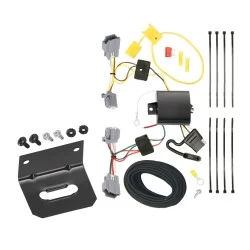 Trailer Wiring and Bracket For 12-18 Ford Focus Sedan Plug & Play 4-Flat Harness