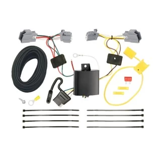 Reese Trailer Tow Hitch For 12-18 Ford Focus Sedan Ultimate Package w/ Wiring 1-7/8" & 2" Ball and Lock