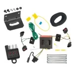 Trailer Wiring and Bracket w/ Light Tester For 08-17 Jeep Patriot 08-10 Chrysler Town and Country Dodge Grand Caravan 08-12 Caliber 11-13 Durango Plug & Play 4-Flat Harness