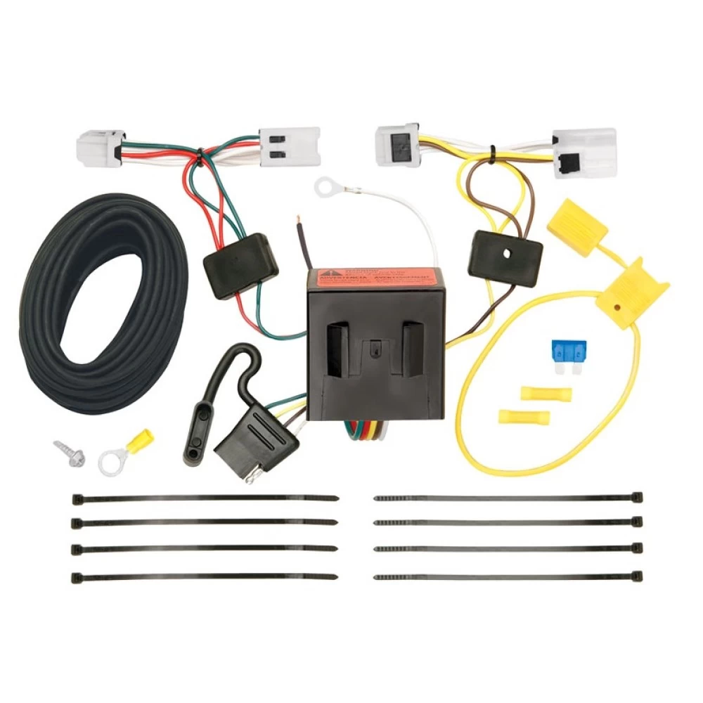 Trailer Wiring and Bracket For 12-22 Nissan NV1500 NV2500 NV3500 Plug & Play 4-Flat Harness