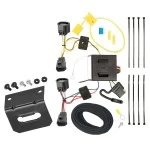 Trailer Wiring and Bracket For 07-12 Dodge Nitro 08-12 Jeep Liberty 4-Flat Harness Plug Play