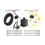Trailer Tow Hitch For 11-14 Hyundai Sonata Except Hybrid Models Complete Package w/ Wiring Draw Bar and 2" Ball