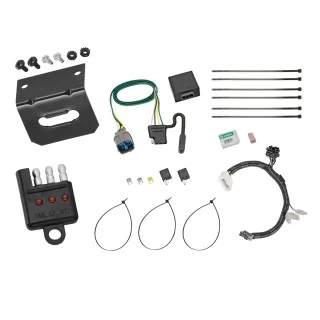 Trailer Wiring and Bracket w/ Light Tester For 12-15 Honda Pilot Plug & Play 4-Flat Harness