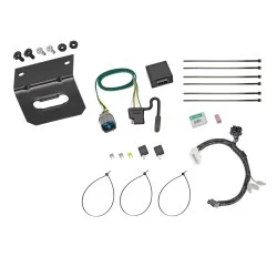 Trailer Wiring and Bracket For 12-15 Honda Pilot Plug & Play 4-Flat Harness