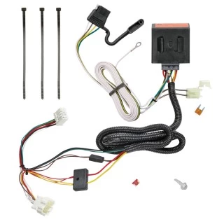 Trailer Tow Hitch For 12-16 Honda CR-V All Models Class 2 Complete Package w/ Wiring Draw Bar Kit and 2" Ball