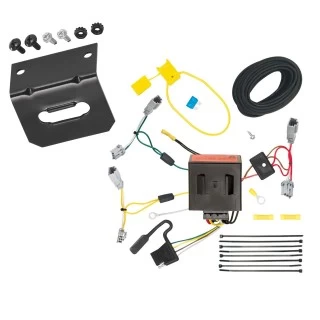 Trailer Wiring and Bracket For 13-16 Mazda CX-5 2016 Mid-Year 4-Flat Harness Plug Play