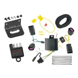 Trailer Wiring and Bracket w/ Light Tester 11-20 Dodge Journey w/o LED Taillights Plug & Play 4-Flat Harness