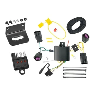 Trailer Wiring and Bracket w/ Light Tester 11-20 Dodge Journey w/o LED Taillights Plug & Play 4-Flat Harness