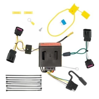Trailer Tow Hitch For 13-16 Dodge Dart All Models Complete Package w/ Wiring Draw Bar and 2" Ball