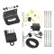 Trailer Wiring and Bracket w/ Light Tester For 12-17 KIA Rio Plug & Play 4-Flat Harness